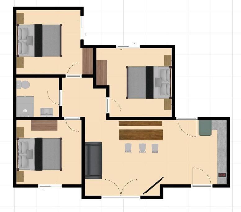 Orange Apartment Nikiti  Luaran gambar